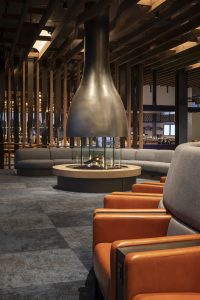 Alaska Airlines Flagship Lounge in SeaTac International Airport by Graham Baba Architects