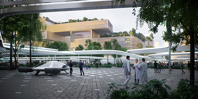 Huanggang Port Area Masterplan by Zaha Hadid Architects
