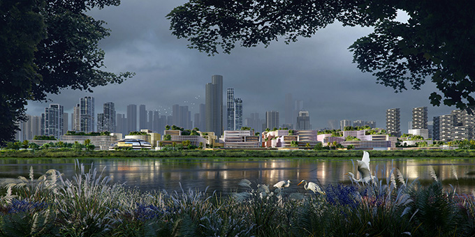 Huanggang Port Area Masterplan by Zaha Hadid Architects