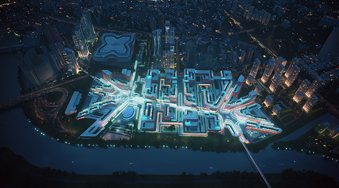 Huanggang Port Area Masterplan by Zaha Hadid Architects