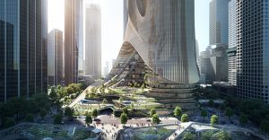 Tower C at Shenzhen Bay Super Headquarters Base by Zaha Hadid Architects