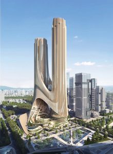 Tower C at Shenzhen Bay Super Headquarters Base by Zaha Hadid Architects