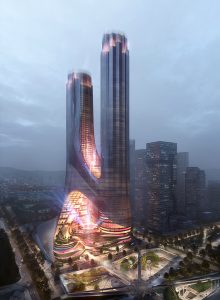 Tower C at Shenzhen Bay Super Headquarters Base by Zaha Hadid Architects