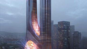 Tower C at Shenzhen Bay Super Headquarters Base by Zaha Hadid Architects