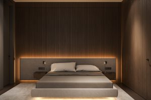 Graphite Apartment by Bezmirno Architects
