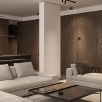 Graphite Apartment by Bezmirno Architects