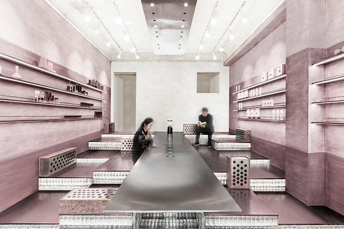 Cosmetea Store by Nax Architects