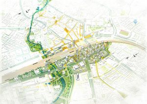 Development Vision Fellenoord/Internationale Knoop XL Eindhoven by KCAP Architects&Planners