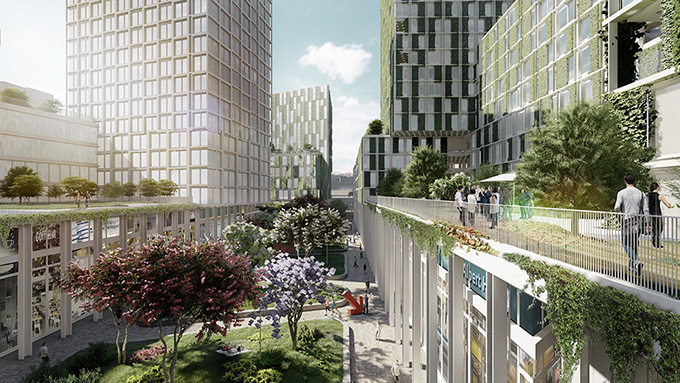 Development Vision Fellenoord/Internationale Knoop XL Eindhoven by KCAP Architects&Planners
