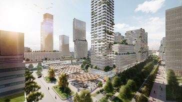 Development Vision Fellenoord/Internationale Knoop XL Eindhoven by KCAP Architects&Planners