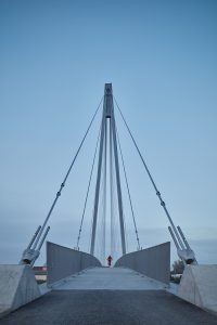 Footbridge in Lužec nad Vltavou by Petr Tej, Marek Blank and Jan Mourek