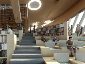 The Library of SONGDO International City by aoe