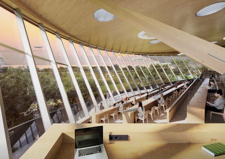 The Library of SONGDO International City by aoe