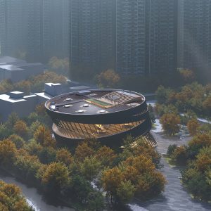 The Library of SONGDO International City by aoe