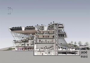 The Library of SONGDO International City by aoe