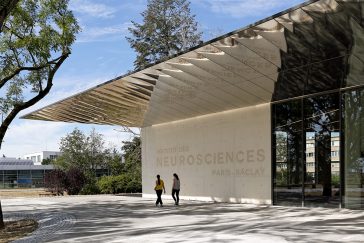 Campus CEA Paris-Saclay Neuroscience Institute by Dietmar Feichtinger Architectes