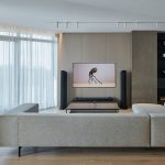 Minimalist Apartment with Panoramic View by Barbora Léblová
