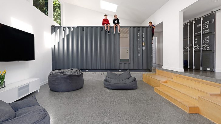 Wyss Container House by Paul Michael Davis Architects