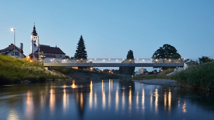 Footbridge in P?íbor by Petr Tej, Marek Blank & Jan Mourek