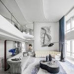 Duplex Apartment of Yanlord Marina Center by T.K. Chu Design