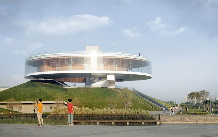 City Crown - Dragon Lake Public Art Center by Studio A+