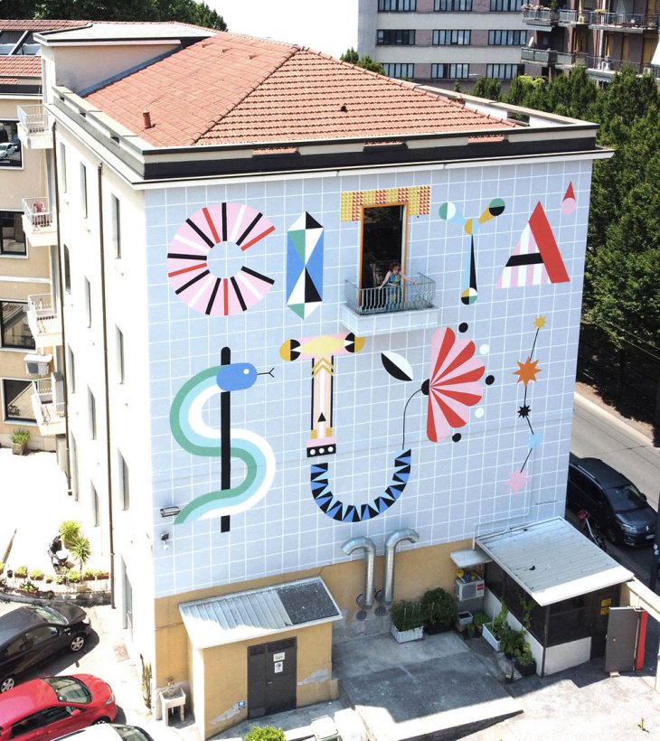 ARCHISCENE Talks With Serena Confalonieri About Her Latest Mural In Milan