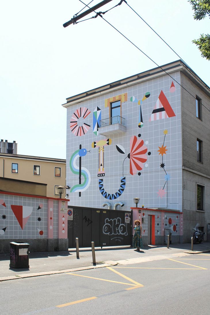 ARCHISCENE Talks With Serena Confalonieri About Her Latest Mural In Milan