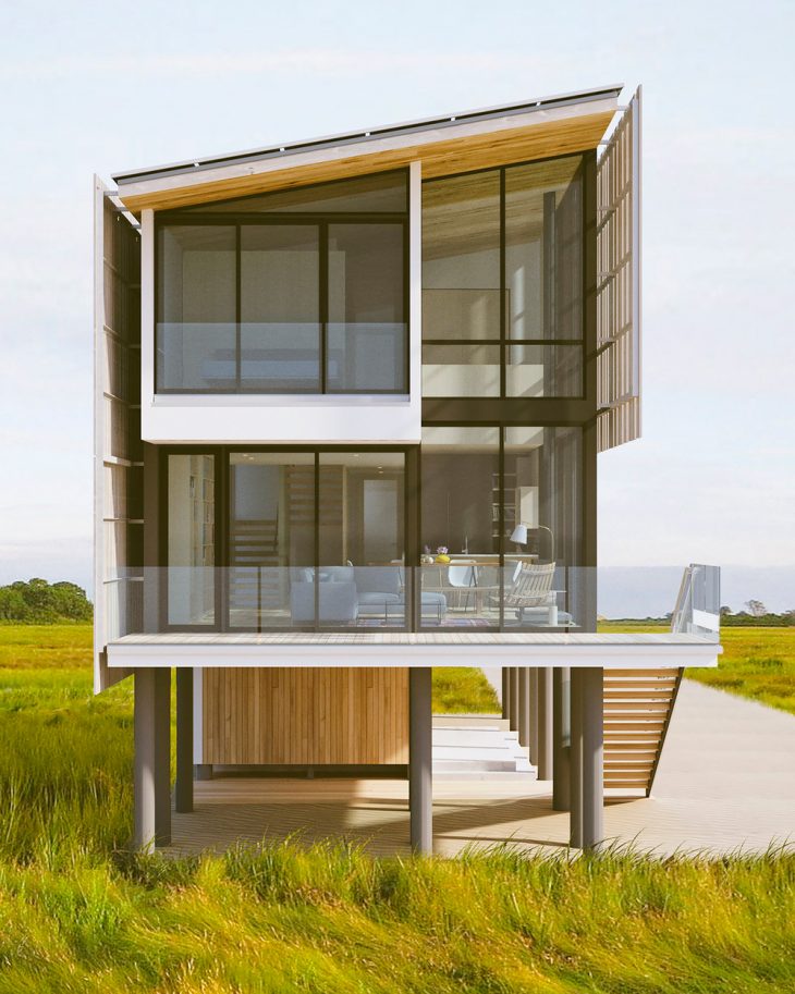 Take a Tour of The Salt Box Residence designed by Parnagian Architects
