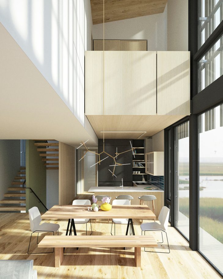 Take a Tour of The Salt Box Residence designed by Parnagian Architects