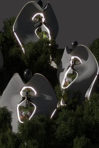 Discover the Exosteel “Mother Nature” Modular Prefabricated Living Museum Houses designed by Mask Architects