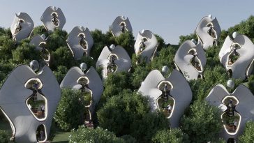 Discover the Exosteel “Mother Nature” Modular Prefabricated Living Museum Houses designed by Mask Architects