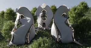 Discover the Exosteel “Mother Nature” Modular Prefabricated Living Museum Houses designed by Mask Architects