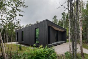 Discover the Forest Glamp Project designed by Bourgeois / Lechasseur architects