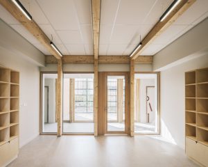 Simone de Beauvoir School – Wooden school by Bond Society + Daudré-Vignier & Associés