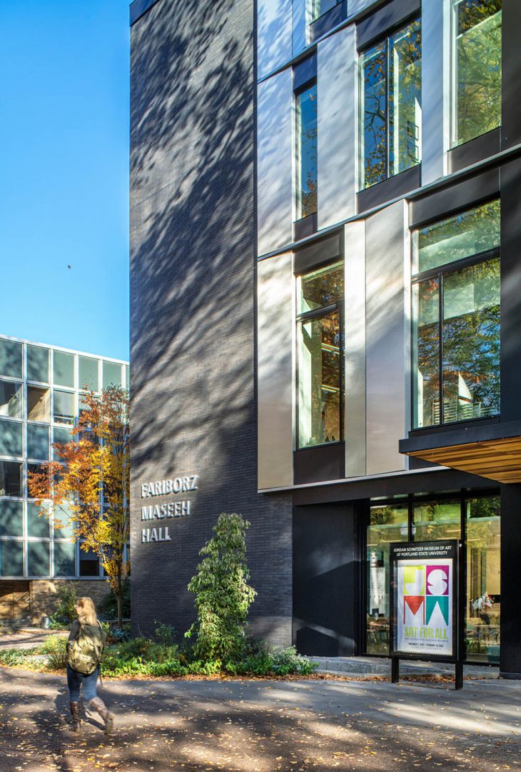 Discover the Fariborz Maseeh Hall designed by Hacker