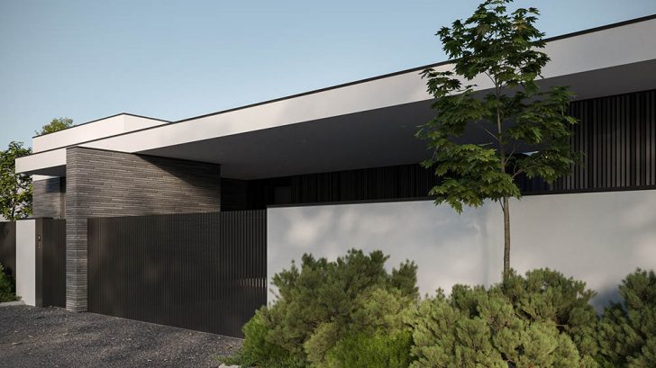 Line House designed by Bezmirno Architects