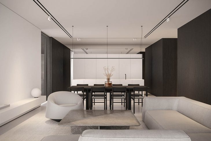 Line House designed by Bezmirno Architects