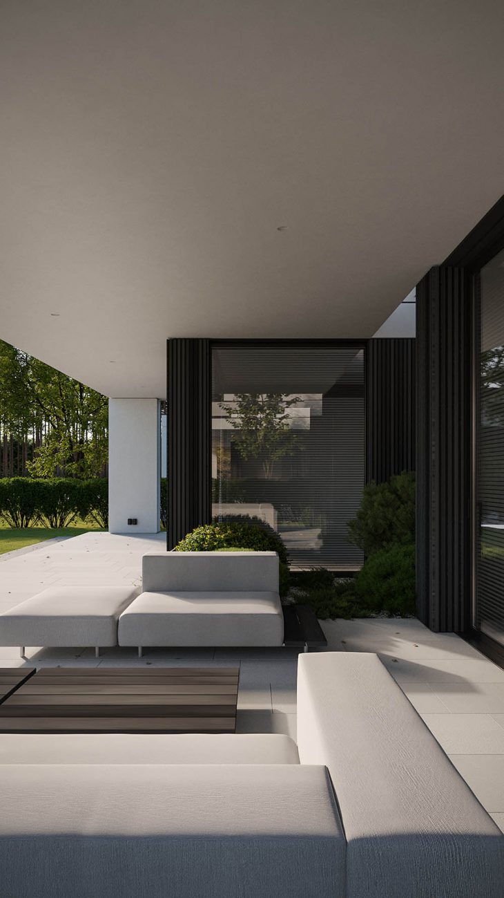 Line House designed by Bezmirno Architects