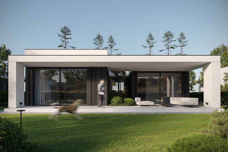 Line House designed by Bezmirno Architects