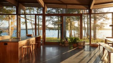 Take a Tour of the Brome Lake Residence designed by Atelier Pierre Thibault