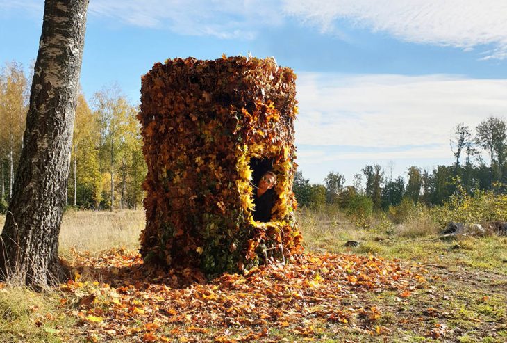 Leaf Hut by Ulf Mejergren Architects (UMA)