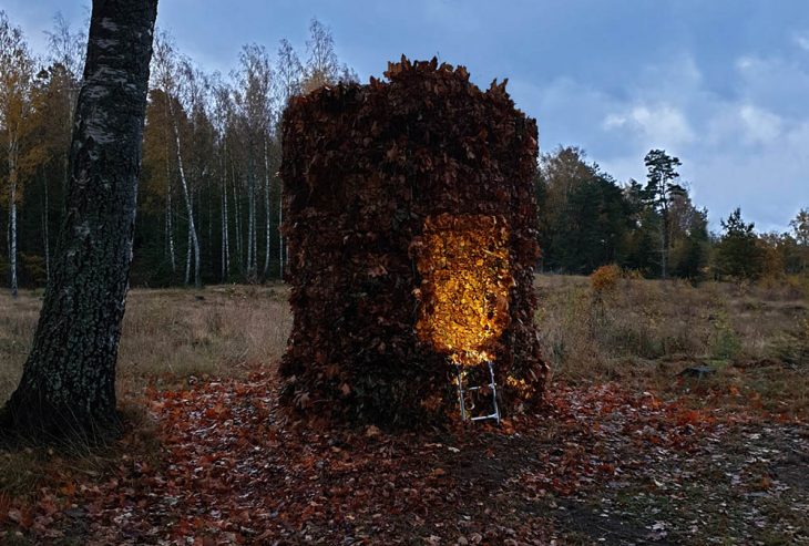 Leaf Hut by Ulf Mejergren Architects (UMA)