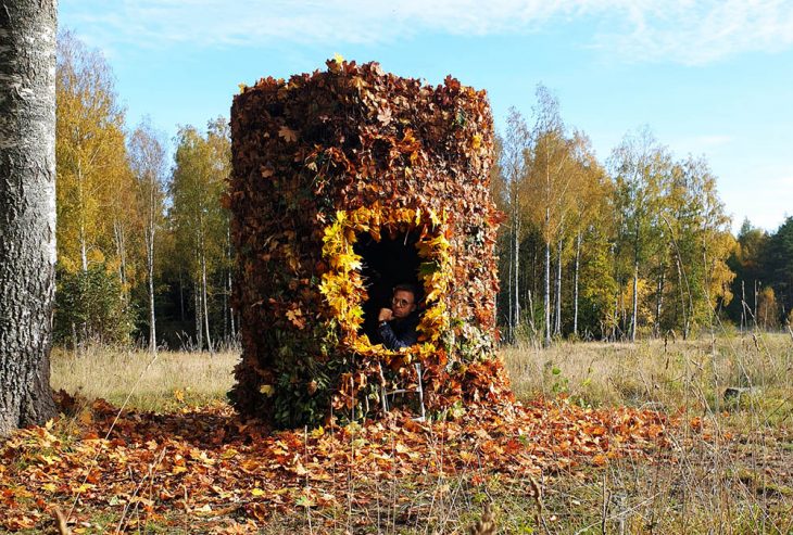 Leaf Hut by Ulf Mejergren Architects (UMA)