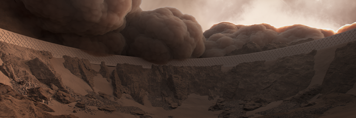 Plan C. Mars settlement concept by Makhno Studio
