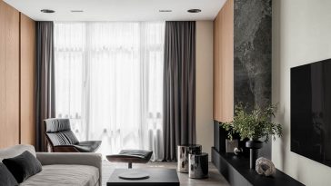 The Silver Wave Apartment designed by LLUM architects