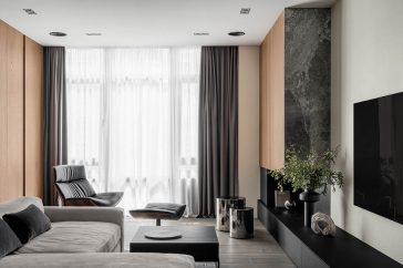 The Silver Wave Apartment designed by LLUM architects