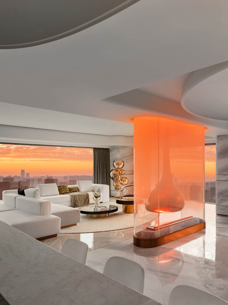The Penthouse of the OPUS ONE designed by T.K. CHU Design