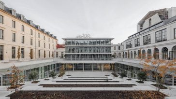 Central Pavilion of Sciences Po’s New Urban Campus by Moreau Kusunoki