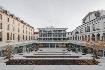 Central Pavilion of Sciences Po’s New Urban Campus by Moreau Kusunoki
