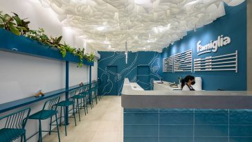 Discover Famiglia Ice Cream Shop designed by SET Ideas